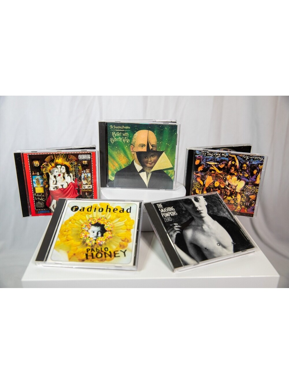 Radiohead, Smashing Pumpkins, Tragically Hip - 5 Music CD Lot - Pablo Honey